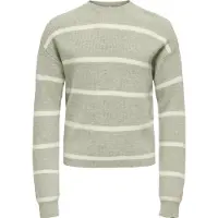 ONLY GIRLS Pullover 'KOGFranca' creme / pastelgrøn