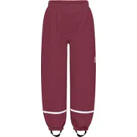 Lego Wear Regnbukser m. Fleece - PU - LWPowai 707 - Bordeaux - - 10 år (140) - Regnbukser