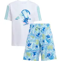 Adidas Shortssæt - LK DY - White/Seflaq - - 3 år (98) - Shorts