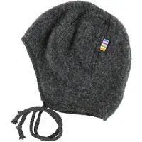 Joha Babyhjelm - Uld - Koksgrå - - 41 cm - Babyhjelm