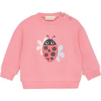 Minymo Sweatshirt - Viskose/Bomuld - Strawberry Pink - - 62 - Sweatshirt