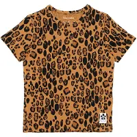Mini Rodini T-shirt - Basic - Leopard - - 80/86 - T-Shirt