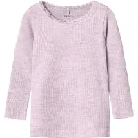 Name it Basic Top Med Lange Ærmer