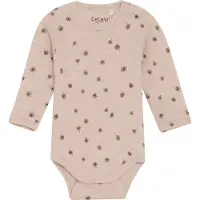 CeLaVi Body l/æ - Uld - Rose Dust m. Blomster - - 50 - Body L/Æ