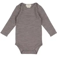 Copenhagen Colors Body l/æ - Uld - Natural Melange - - 2 år (92) - Body L/Æ
