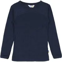 Joha Bluse - Uld/Silke - Navy - - 150 - Bluse