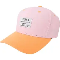 Lil' Boo Copenhagen Kasket - Organic Block Snapback - Pink/Orang - - 52-55 cm - Kasket