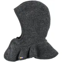 Joha Elefanthue - Uld/Bomuld - 2-lags - Mørkegrå - - 52 cm - Elefanthue - dobbelt