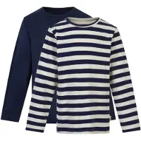 Minymo Bluse - 2-pak - Marshmallow - - 1 år (80) - Bluse