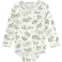 Joha Body l/æ - Uld/Silke - Off White m. Træer - - 50 - Body L/Æ