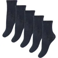 Minymo Strømper - 5-pak - Dark Navy - - 19/22 - Strømper
