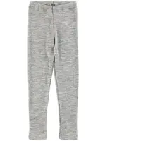 Engel Leggings - Uld/Silke - Gråmeleret - - 2 år (92) - Leggings - Uld