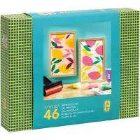 Djeco Kreasæt - Atelier 46 - Geltryk - - OneSize - Kreasæt