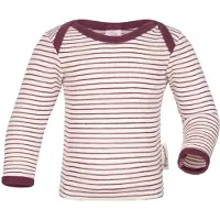 Engel Bluse - Uld/Silke - Natural/Orchid - - 74/80 - Bluse