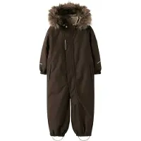 Name it Funktionsjakkesæt 'NMNSnow 10' brun