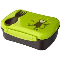 Carl Oscar Madkasse m. Køleelement - 600 ml - Lime Monkey - - OneSize - Madkasse