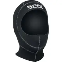 Seac Hætte - Standard 5 mm - Sort - - M - Medium - Badehætte