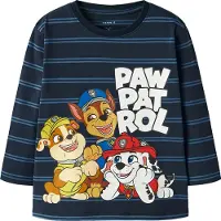 Name it Shirts 'NMMJOSHUE PAW' navy / gul / rød / hvid