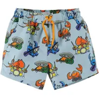 Stella McCartney Kids Badeshorts - Lyseblå m. Havprint - - 9 mdr - Badetøj