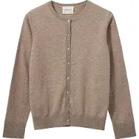 Sofie Schnoor Cardigan - Strik - Uld - Cissesy - Brown Melange - - 12 år (152) - Cardigan