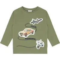Hust & Claire Shirts 'Anton Retro Road' mørkeblå / oliven / lyseorange / hvid