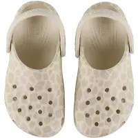 Crocs Classic Sandaler - Animal Glitter Clog K - Almond Tint/Leo - - 30/31 - Sandal