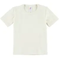 Engel T-shirt - Uld/Silke - Natur - - 4 år (104) - T-Shirt