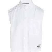 Calvin Klein Skjorte - Monogram Off - Bright White - - 14 år (164) - Skjorte K/Æ