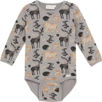 Minymo Body l/æ - AOP - Sweat - Cloudburst - - 56 - Body L/Æ