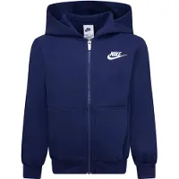 Nike Sweatjakke 'CLUB FLEECE' navy / hvid
