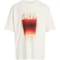 Calvin Klein T-shirt - Gradient Graphic - Tofu - - 8 år (128) - T-Shirt