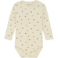 Minymo Body l/æ - Viskose - Tradewinds m. Dinosaurer - - 2 år (92) - Body L/Æ
