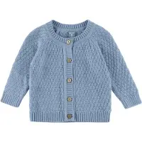 Smallstuff Cardigan - Uld - Lyseblå - - 80/86 - Cardigan