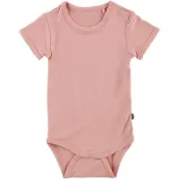 Minymo Body k/æ - Bambus - Rosa - - 68 - Body K/Æ