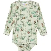 Joha Body l/æ - Uld - Off White m. Træer - - 50 - Body L/Æ