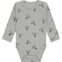 Hust and Claire Body l/æ - Uld/Bambus Viskose - Baloo - Strong M - - 3 år (98) - Body L/Æ