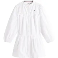 Tommy Hilfiger Kjole - Broderie Anglaise - Hvid - - 12 år (152) - Kjole