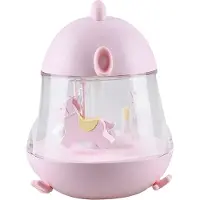 Rabbit & Friends Lampe - 16x13 cm - Karrusel m. Musik - Rosa - - OneSize - Lampe