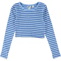 Roxy Bluse - Cropped - Rib - Hey Yeah Yeah - Dazzling Blue Party - - 14 år (164) - Bluse