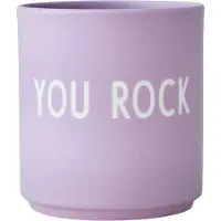 Design Letters favoritkop 25 cl You rock-lavender