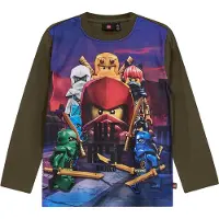 Lego Wear Ninjago Bluse - LwtAffy - Mørkegrøn - - 10 år (140) - Bluse
