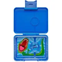 Yumbox Madkasse m. 3 Rum - Bento Snack - 480 ml - Surf Blue - Di - - OneSize - Madkasse