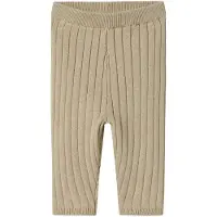 Name it Leggings - Strik - Rib - NbnOmun - Island Fossil - - 50 - Leggings