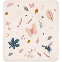 Cam Cam Aktivitetstæppe - 80x80 cm - Pressed Leaves Rose - - OneSize - Aktivitetstæppe