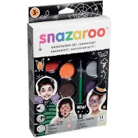 Snazaroo Ansigtsmaling - 11 Dele - Halloween - - OneSize - Sminke