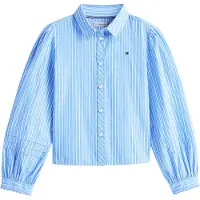 Tommy Hilfiger Skjorte - Ithica - Light Powdery Blue - - 10 år (140) - Skjorte