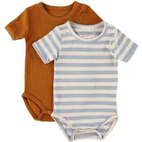 Minymo Body k/æ - 2-pak - Ashley Blue - - 56 - Body K/Æ