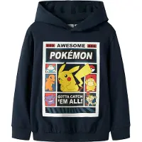 Name it Sweatshirt 'NKMDU POKEMON' marin / gul / lilla / hvid