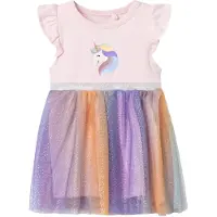 Name it Kjole - NbfHappi - Parfait Pink - - 56 - Kjole