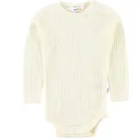 Joha Body - Uld - L/Æ - Råhvid - - 80 - Body L/Æ